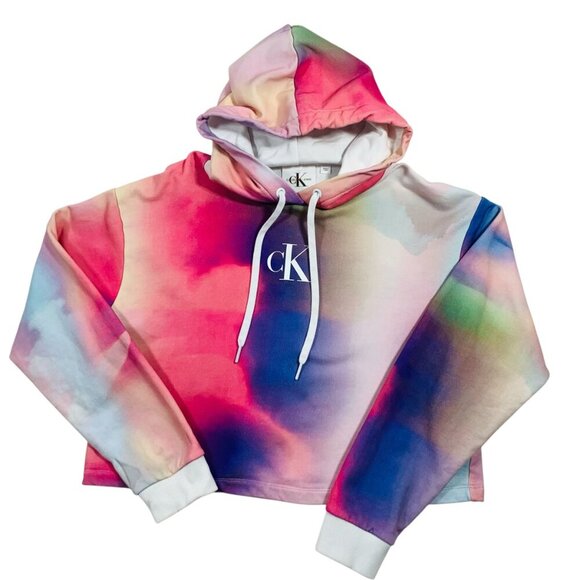 CALVIN KLEIN women’s hoodie multi-coloured size medium - Picture 4 of 15
